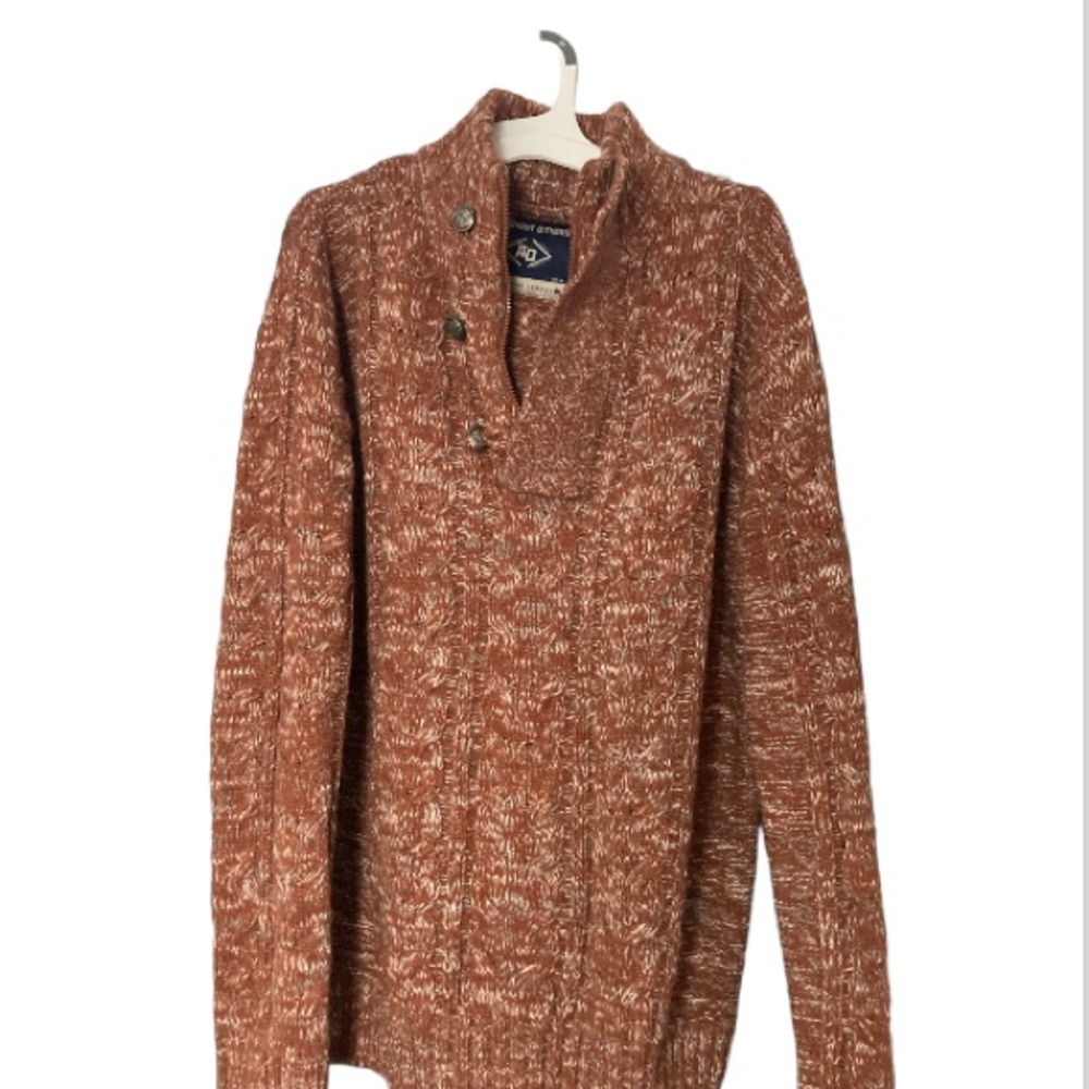 Amongst Others Fair Isle Pullover Sweater Size Medium NWT Pre Owned Color Brown.